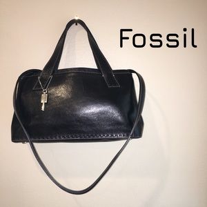 Fossil Leather Satchel